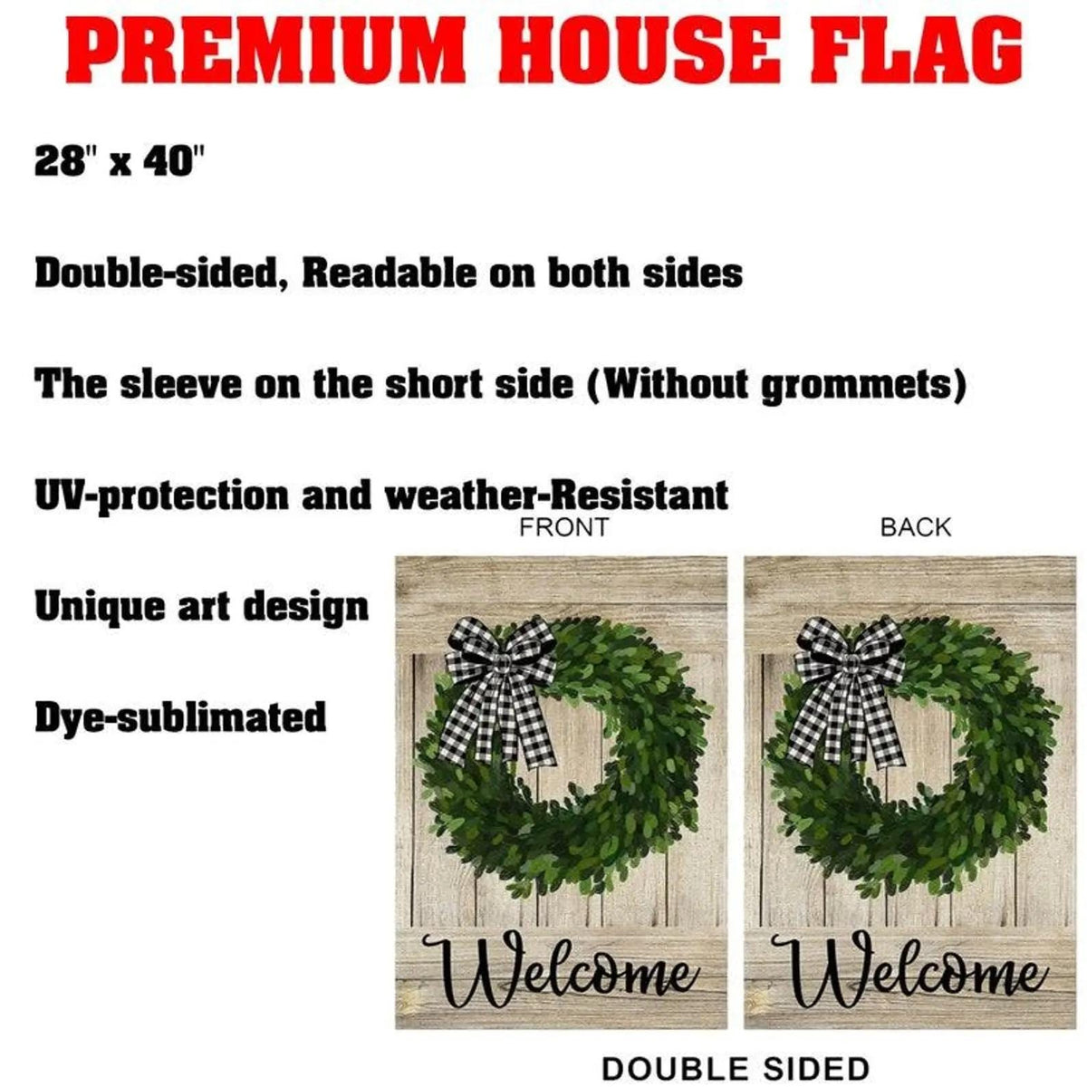 Custom In Loving Memory Garden Flag – Photo Tribute Remembrance Banner, Forever in Our Hearts Yard Banner – view 4