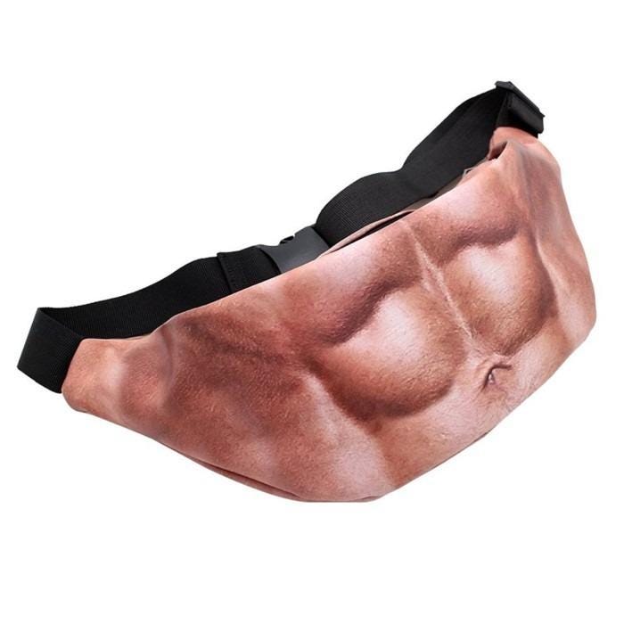 Novelty Belly Fanny Pack, Funny Gift For Dad, Beach Vacation Waist Bag – view 4