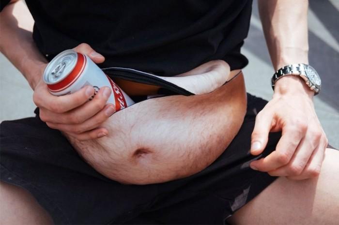 Novelty Belly Fanny Pack, Funny Gift For Dad, Beach Vacation Waist Bag – view 2